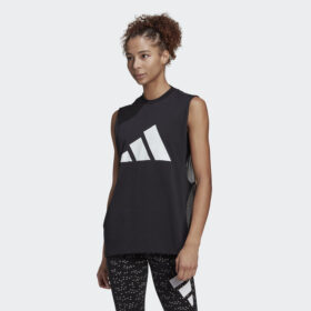 เสื้อกีฬาผู้หญิง ADIDAS SPORTSWEAR MESH TANK TOP - Black (GL9472)