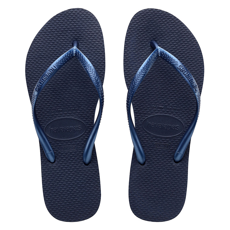 HAVAIANAS SLIM NAVY BLUE รองเท้าแตะ (4000030NV)