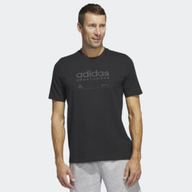 เสื้อยืดผู้ชาย ADIDAS LOUNGE GRAPHIC - Black (H49669)