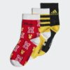 ถุงเท้ายาว ADIDAS X DISNEY MICKEY MOUSE (3 PAIRS) - Black/Better Scarlet/Bold Gold (HT6407)
