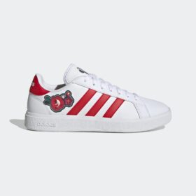 รองเท้าลำลองผู้หญิง ADIDAS GRAND COURT BASE 2.0 - Cloud White/Ray Red (GV9550)