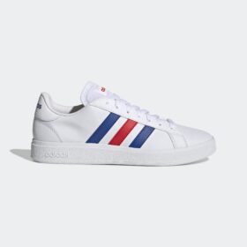 รองเท้าลำลองผู้ชาย ADIDAS GRAND COURT TD - Cloud White/Royal Blue (GW9252)