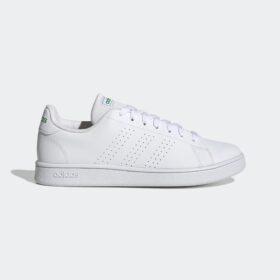 รองเท้าลำลองผู้ชาย ADIDAS ADVANTAGE BASE - Cloud White/Green (GW2063)