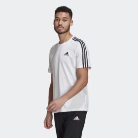เสื้อยืดผู้ชาย ADIDAS ESSENTIALS 3-STRIPES  - White (GL3733)
