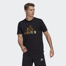 เสื้อยืดผู้ชาย ADIDAS FOIL LOGO - Black (GV2913)