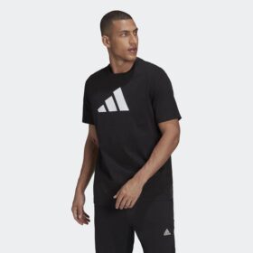 เสื้อยืดผู้ชาย ADIDAS FUTURE ICONS LOGO - Black/White (HD0893)