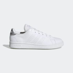 รองเท้าลำลองผู้หญิง ADIDAS ADVANTAGE BASE - Cloud White/Cloud White/Taupe Met. (HP9387)