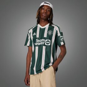เสื้อกีฬาผู้ชาย ADIDAS MANCHESTER UNITED 23/24 - Green Night/Core White/Active Maroon (HR3675)